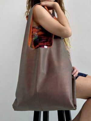 шопер сірий сумка для шопінгу