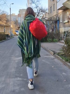 сумка шопер crossbody Morkwa червона для міста