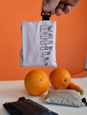 еко торбинка slim Morkwa компактна у руці рожева