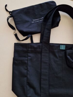 Cotton serie шопер Morkwa strap чорний